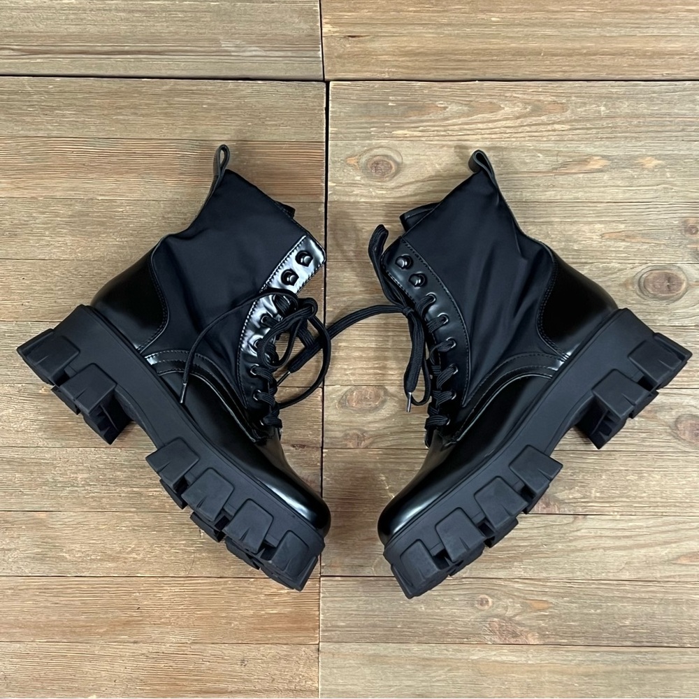 NEW Marc Fisher LTD Happy Combat Boots - Picture 5 of 10